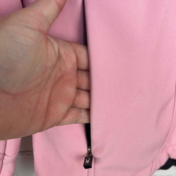 Spyder Pink Jacket Zip Up Size Large - Picture 2 of 9